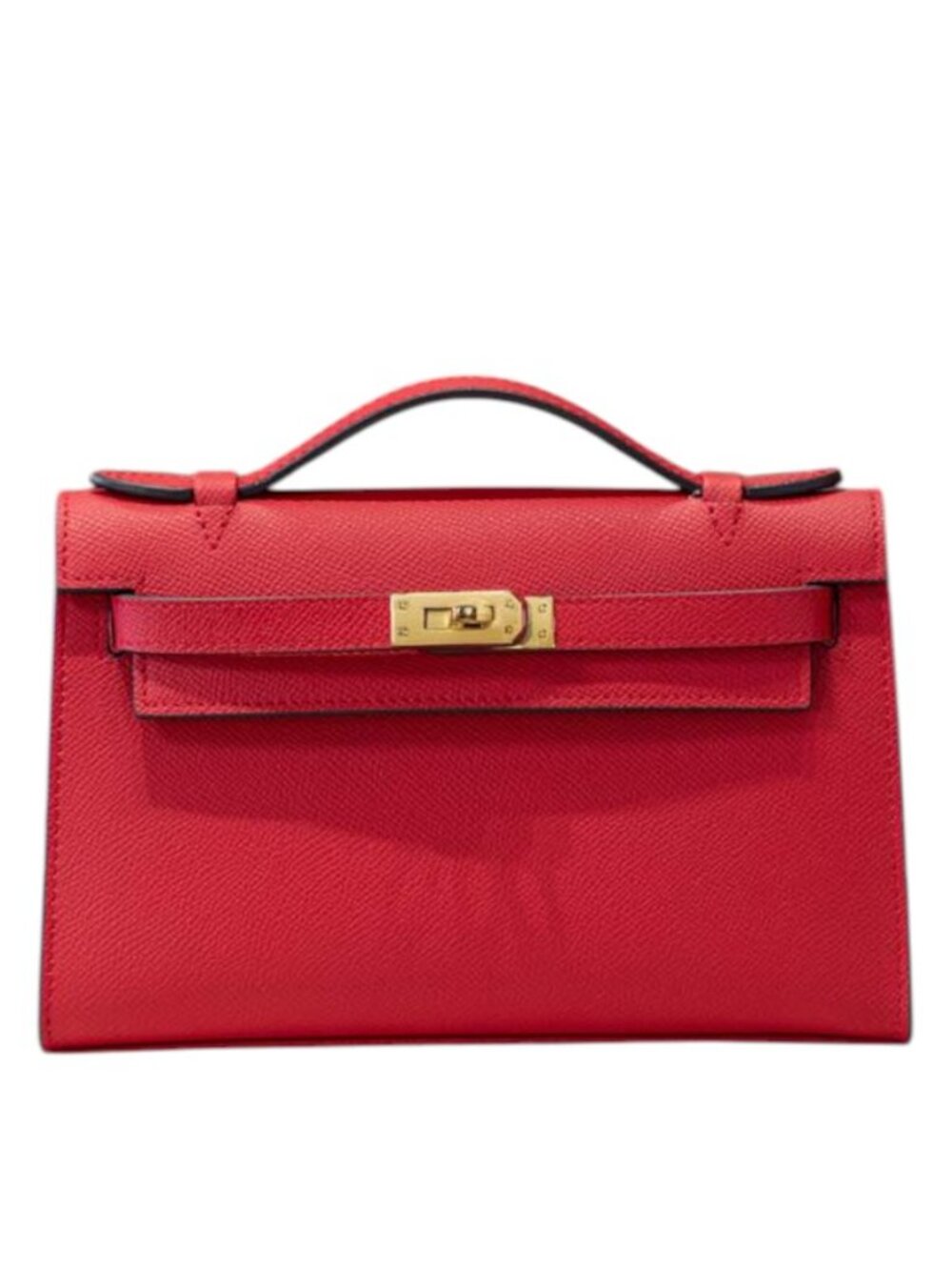 The Kinsley Mini Clutch - Red